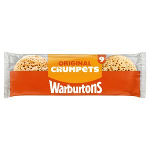 Warburtons Crumpets 9 Pack Traditional British Style
