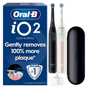 Oral-B iO2 Night Black Electric Toothbrush, imported from the UK