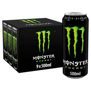 Sainsburys Monster Energy Drink 9 x 500ml Multipack- Buy online at McGrocer