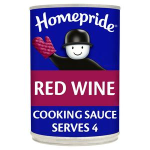 Sainsburys Homepride Red Wine Cooking Sauce 400g- Buy online at McGrocer