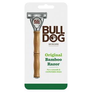 Bulldog Skincare bamboo men's razor with blade refills - British product