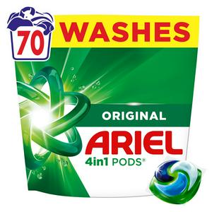 Sainsburys Ariel Original Waschmittelkapseln 70 Waschgänge Waschmittel - Jetzt online bei McGrocer kaufen