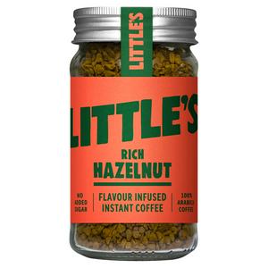 Sainsburys Little's Hazelnut Flavour Infused Instant Coffee 50g- Buy online at McGrocer