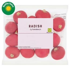 Sainsbury's radish fresh vegetable 240g, imported from the UK