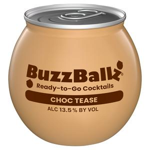 BuzzBallz Choc Tease Cocktails 20cl, imported from the UK