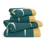 Habitat x Scion Lohko teal cotton towel - British product