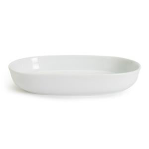 Habitat Riko Oval Serving Bowl White Porcelain, UK version