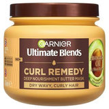 Garnier Ultimate Blends Avocado Oil Shea Butter Curl Remedy Mask 340ml, UK version
