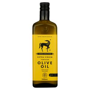 Terra Delyssa Extra Virgin Olive Oil Tunisian 1000ml, imported from Tunisia