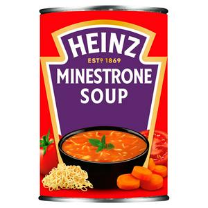 Heinz Minestrone Vegetable Soup Can 400g Tinned, UK version