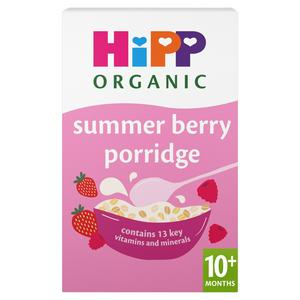 Sainsburys HiPP Organic Summer Berry Multigrain Porridge 10+ Months Baby Food 200g- Buy online at McGrocer