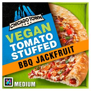 Chicago Town vegan BBQ jackfruit pizza stuffed crust 490g - British product