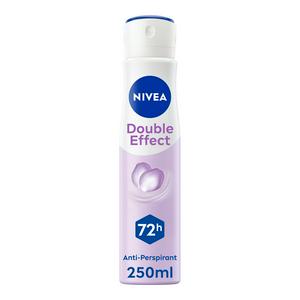 Nivea Double Effect Antiperspirant Deodorant Spray 250ml, imported from the UK
