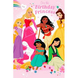 Carlton Disney Princess birthday greeting card 22.9 x 14.9 cm - British product