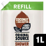 Original Source Tropical Coconut shower refill 1000ml, imported from the UK