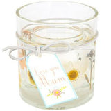 Sainsbury's floral gel candle (British brand)