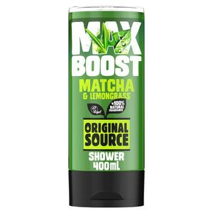 Original Source Matcha Lemongrass Shower Gel 400ml, imported from the UK