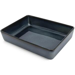 Habitat stoneware roaster navy blue 27cm x 21cm, UK version