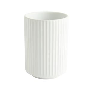 Sainsbury's Home Ribbed Tumbler White (British brand)