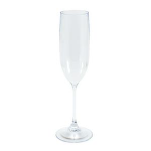 Sainsbury's reusable plastic champagne flute 135ml (British brand)