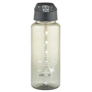Sainsburys Smash Water Tracker Black Water Bottle 1L- Buy online at McGrocer