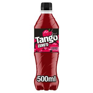 Tango Cherry Sugar Free Fizzy Drink 500ml (British brand)