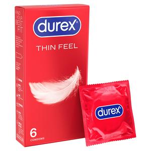 Durex Thin Feel Condoms 6 pack - British product