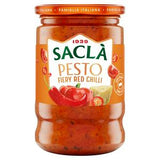 Sacla Chilli Pesto 190g jar (British brand)