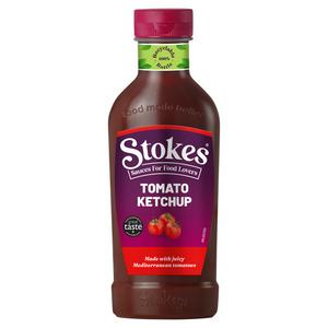 Stokes Tomato Ketchup Reduced Sugar 485g (British brand)