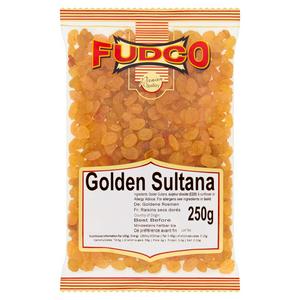 Fudco premium golden sultanas 250g - British product