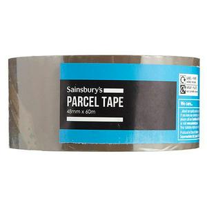 Sainsbury's Home Parcel Tape 48mm x 60m (British brand)