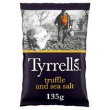 Tyrrells Truffle & Sea Salt Sharing Crisps 135g (British brand)