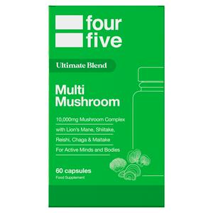 Fourfive Ultimate Blend Mushroom Supplement Capsules 60 count - British product