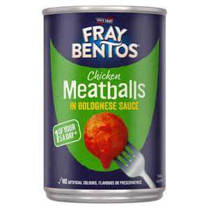 Fray Bentos Albóndigas de pollo en salsa boloñesa, plato preparado, 380 g