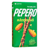 Lotte Pepero Biscuits Stick Coated with Chocolate Flavoured Cream & Almonds (Almond)