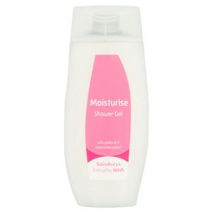 Sainsbury's Everyday Wash Moisturise Shower Gel 250ml (British brand)