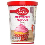 Betty Crocker strawberry flavour icing 400g tub - British product