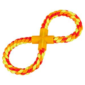 Petface Figure of 8 rope dog tug toy, imported from the UK