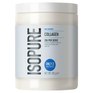 Isopure Collagen powder Unflavoured 300g, UK version