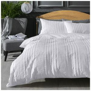 Sainsbury's Home crinkle white bedding set, UK version