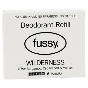 Fussy natural deodorant refill wilderness 40g - British product