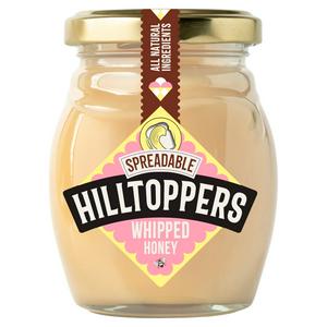 Hilltop spreadable whipped honey 225g, UK version.