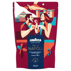 Lavazza Tales of Napoli Ground Coffee 200g from Italy