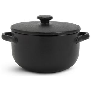 Habitat stoneware casserole dish set black, UK version