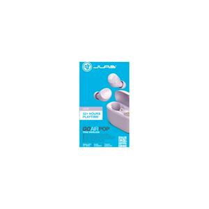 JLab GO Air Pop earbuds lilac, imported from the UK.