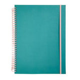 Habitat A4 Project Book with 102 pages Teal, UK version