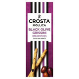 Crosta & Mollica Black Olive Grissini Breadsticks 140g - British product