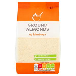 Sainsbury's Ground Almonds 200g nut meal for sweet treats (British brand)