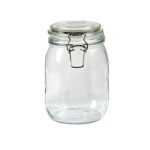 Sainsbury's Home glass clip top jar 950ml (British brand)