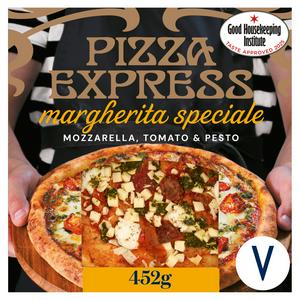 Sainsburys Pizza Express Margherita Speciale Pizzabunn 452g- Kjøp online på McGrocer